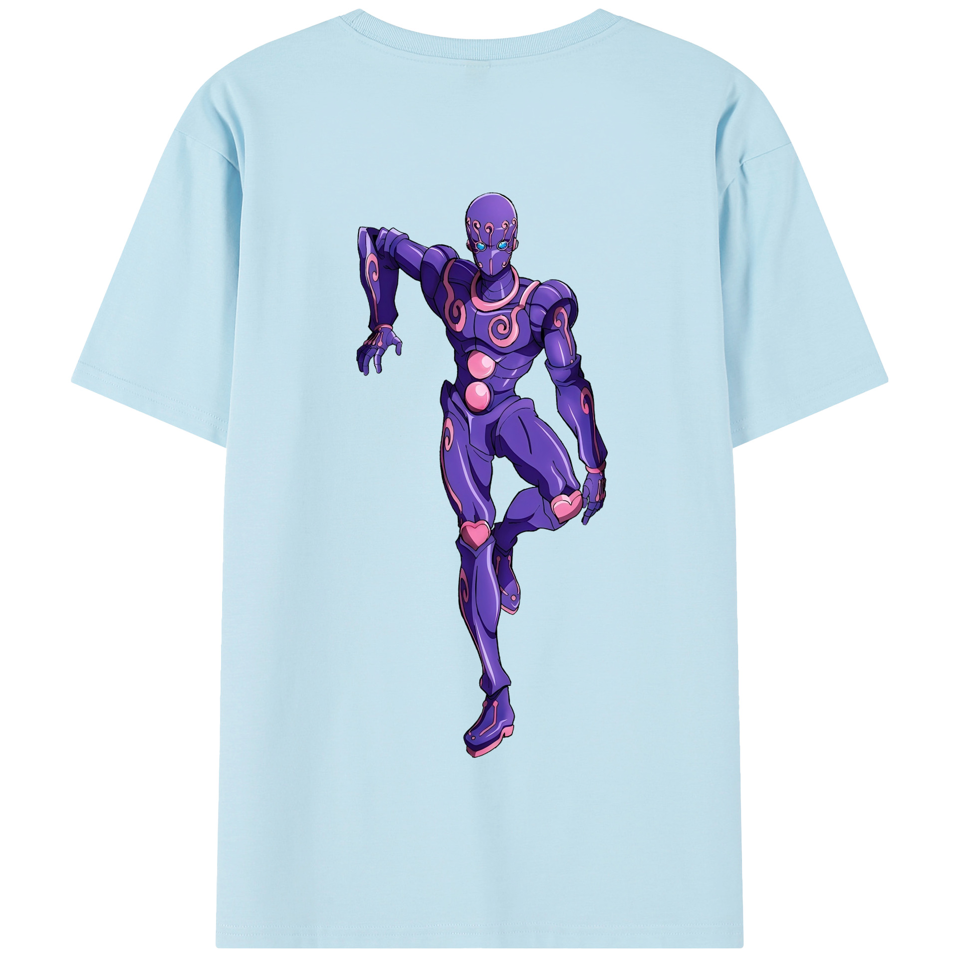 （画像用） ジョジョの奇妙な冒険 JoJo's Bizarre Adventure 綿100％半袖Tシャツ（背面プリント）